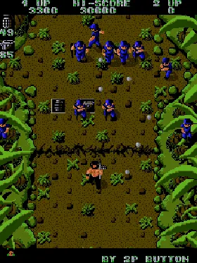 Ikari Warriors (US) screen shot game playing